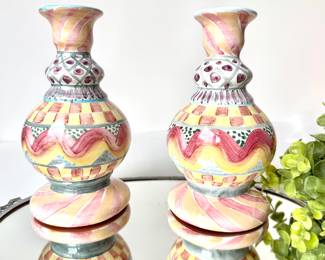 Makenzie Childs Bud Vases