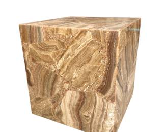 MCM Table / Plant Stand / Stone Cube