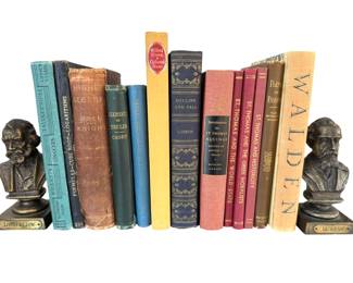 Vintage Books & Bookends