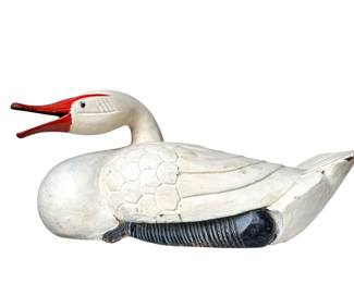 Antique Carved Wood Goose Decoy