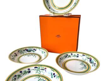 Hermes China Bowls “Toucans “