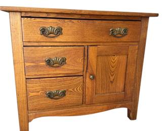 Oak Chest / Cabinet / Side Table