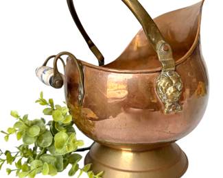 Copper Scuttle Bucket