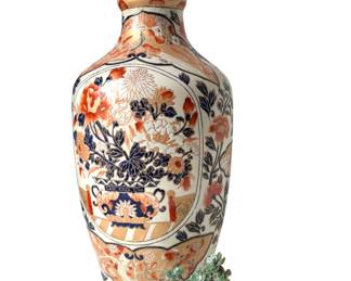 Fluted Imari Vase
