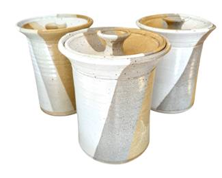 Pottery Canister Set