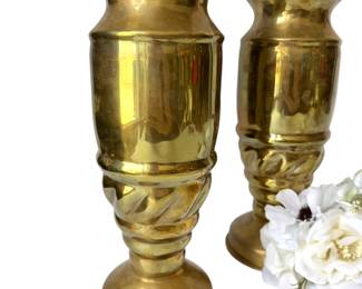 Artillery Shell Antique Brass Vases