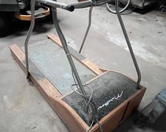 Vintage Marathon Oak treadmill