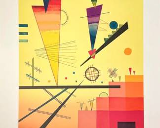 1977 French Kandinsky Poster
