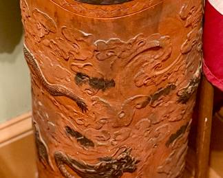 Chinese Earthenware Umbrella Stand