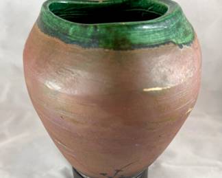 Brown & Green Raku Case