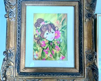 Whimsical Portrait of Girl