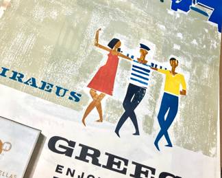 60s Greek Cigarette Poster