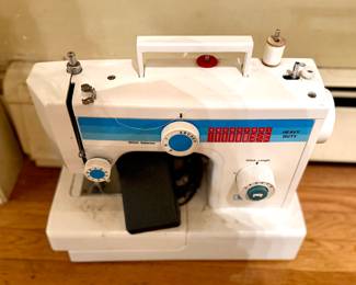 White Heavy Duty Sewing Machine