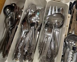 Vintage Stainless Steel Flatware Set