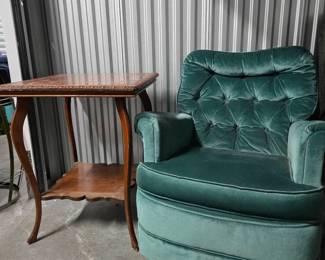 Rocking Chair Plus Decorative Table