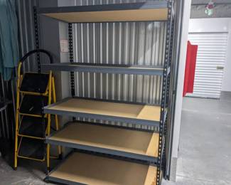 Garage Storage Shelves With Step Ladder