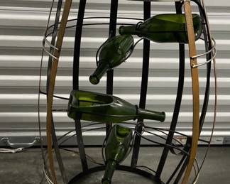 Wine Barrel Water Fountain