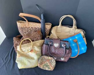 Straw Totes Other Handbags With Umbrella