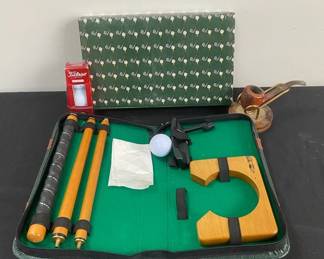 Compactable Golf Club Golf Balls Vintage Tobacco Pipe