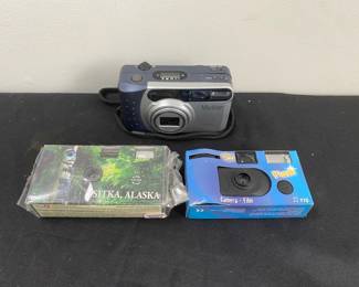 Vivitar Series 1 The Logo And Easy Shot Film Cameras