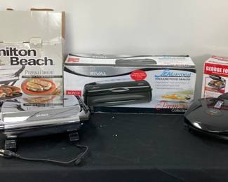 George Foreman Grill Rival Seal A Meal Hamilton Beach Panini Press