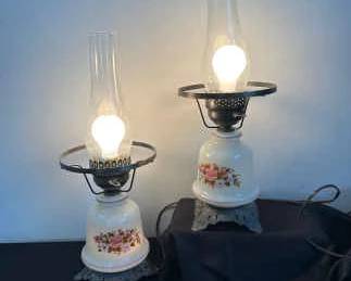 Matching Vintage Glow Lamps