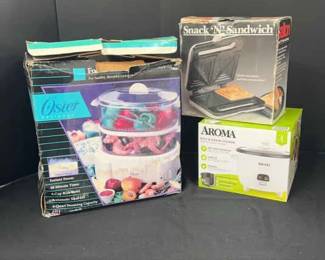 Oster Instant Steam Snack N Sandwich And Aroma Rice And Grain Cooker