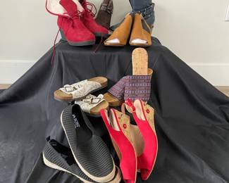 Assortment Of Ladies Shoes Boots