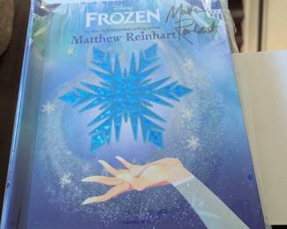 Frozen Pop up book signed by Matthew Reinhart