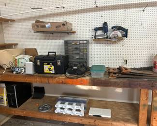 Miscellaneous items . Tools and toolbox