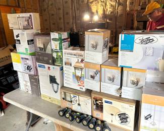 Assorted lighting outdoor and indoor . 5.00 or less per light