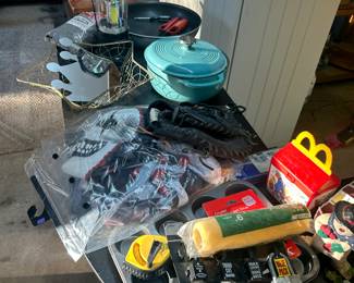 Miscellaneous items . Lodge Dutch Oven . Location basement