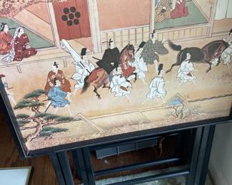Asian-themed dinner trays