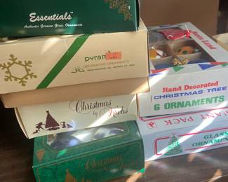 Vintage Christmas ornaments 