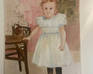Original portrait on canvas 