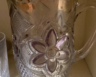 Glass pitcher