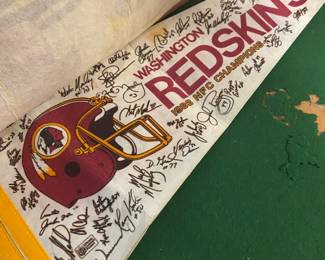 Vintage Redskins pennant  