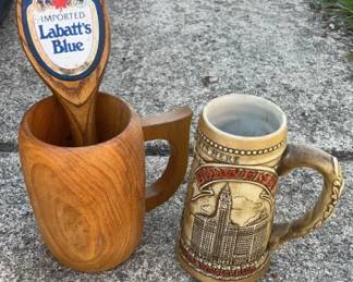 Steins and Tap Handle