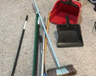 Broom Sticks and Dust pans