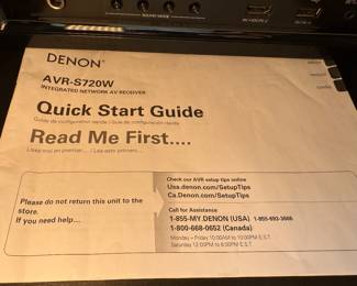 Denon Receiver 