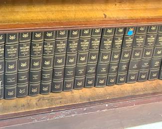 Handsome Set of 30 Encyclopedia Americana- now $75
