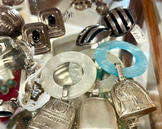 Vintage Sterling Baby Rattles/ Teething Rings- $30/each