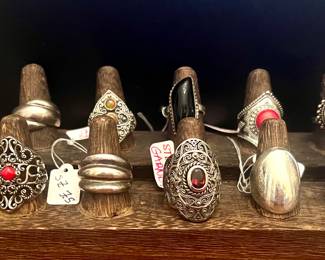 Vintage Sterling Rings- priced individually