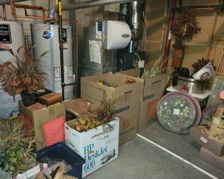 Boxes of floral & pics