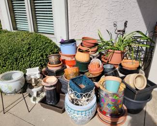 Pots galore