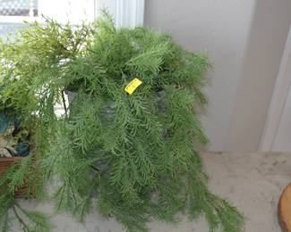 Lots of greenery decor