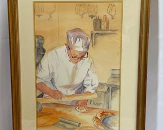 75 LaCuisiniereAnOriginalWatercolorbyDawnCoreyKelly
