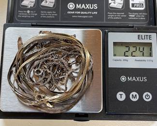 185 925SilverChainMiscellaneousBrokenorDamaged2241g