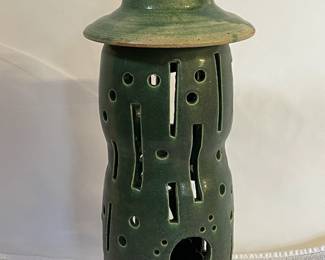 40 GreenOutdoorGlazedClayPagoda