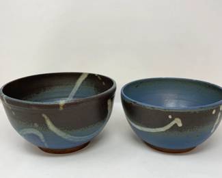 165 BlueHandCraftedPotteryBowlsbyChristineVoigt